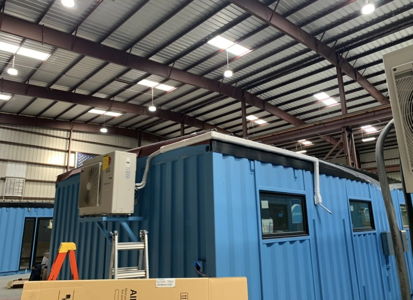 Mini Split Container Install 1