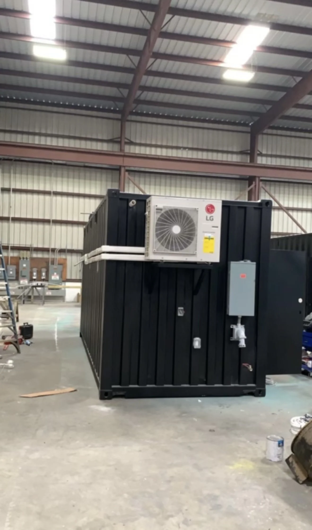 Mini Split Container Install 2