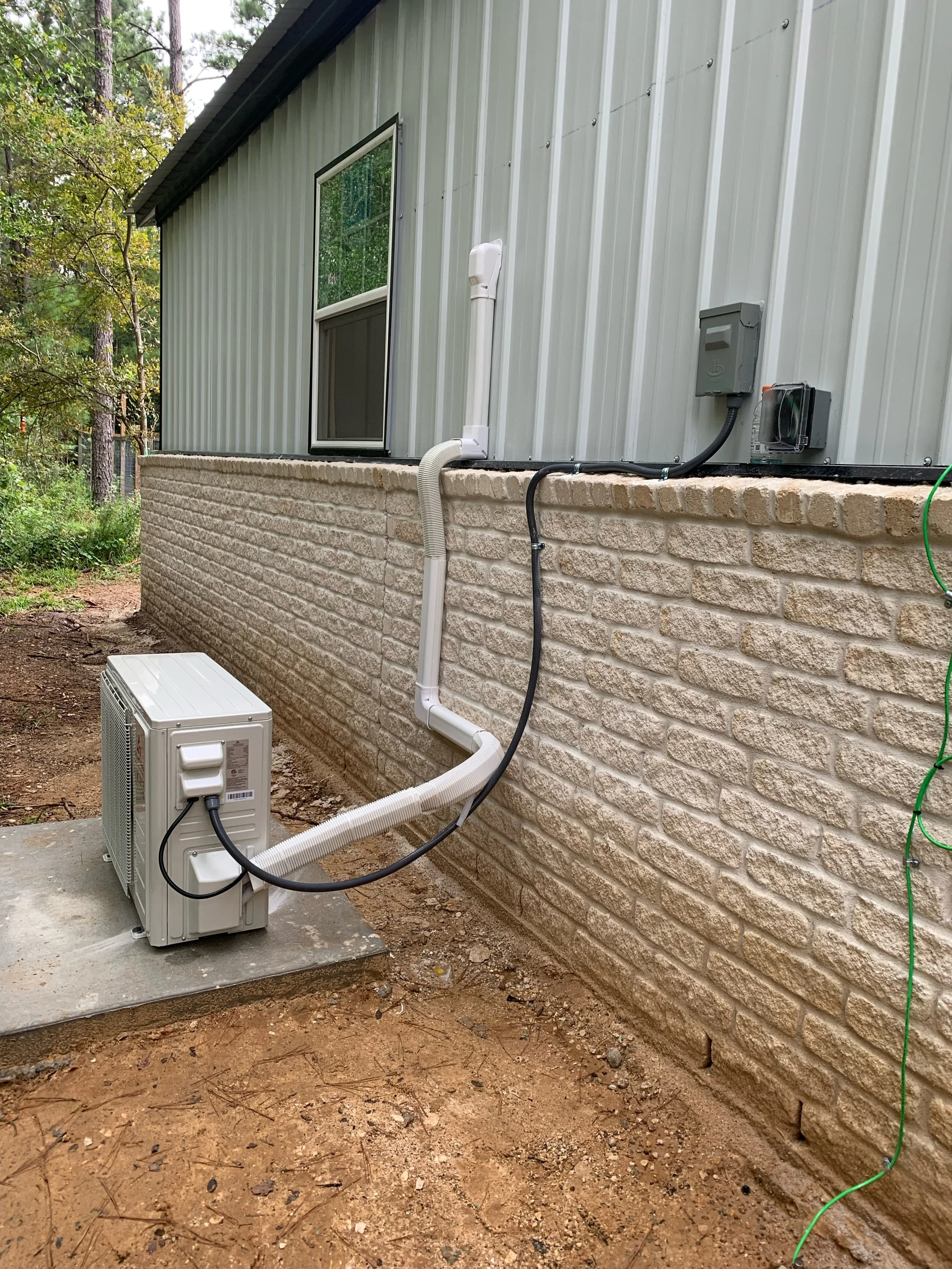 Mini Split Outdoor Install 1