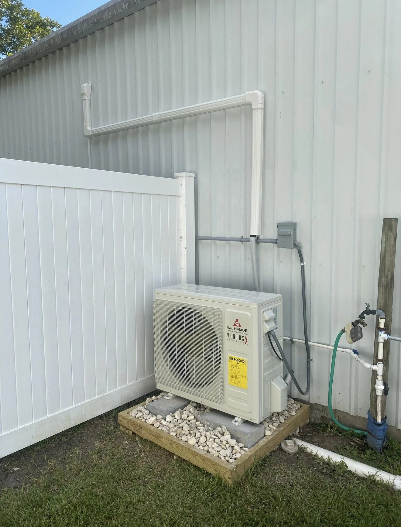 Mini Split Outdoor Install 2