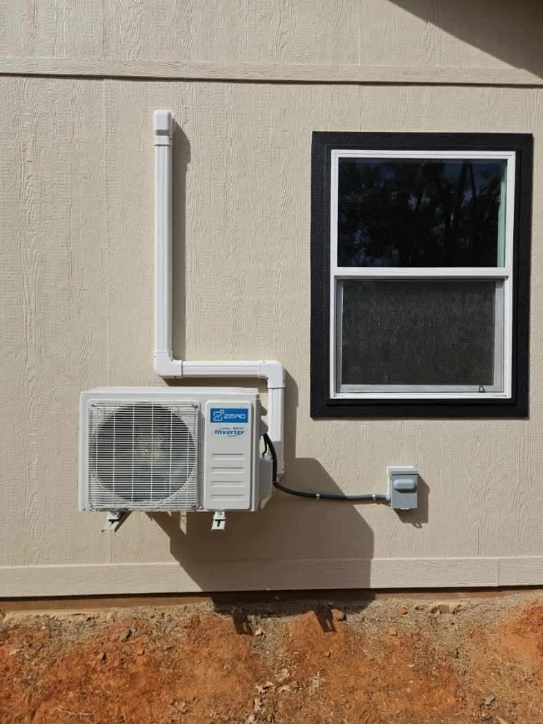 Mini Split Outdoor Install 4