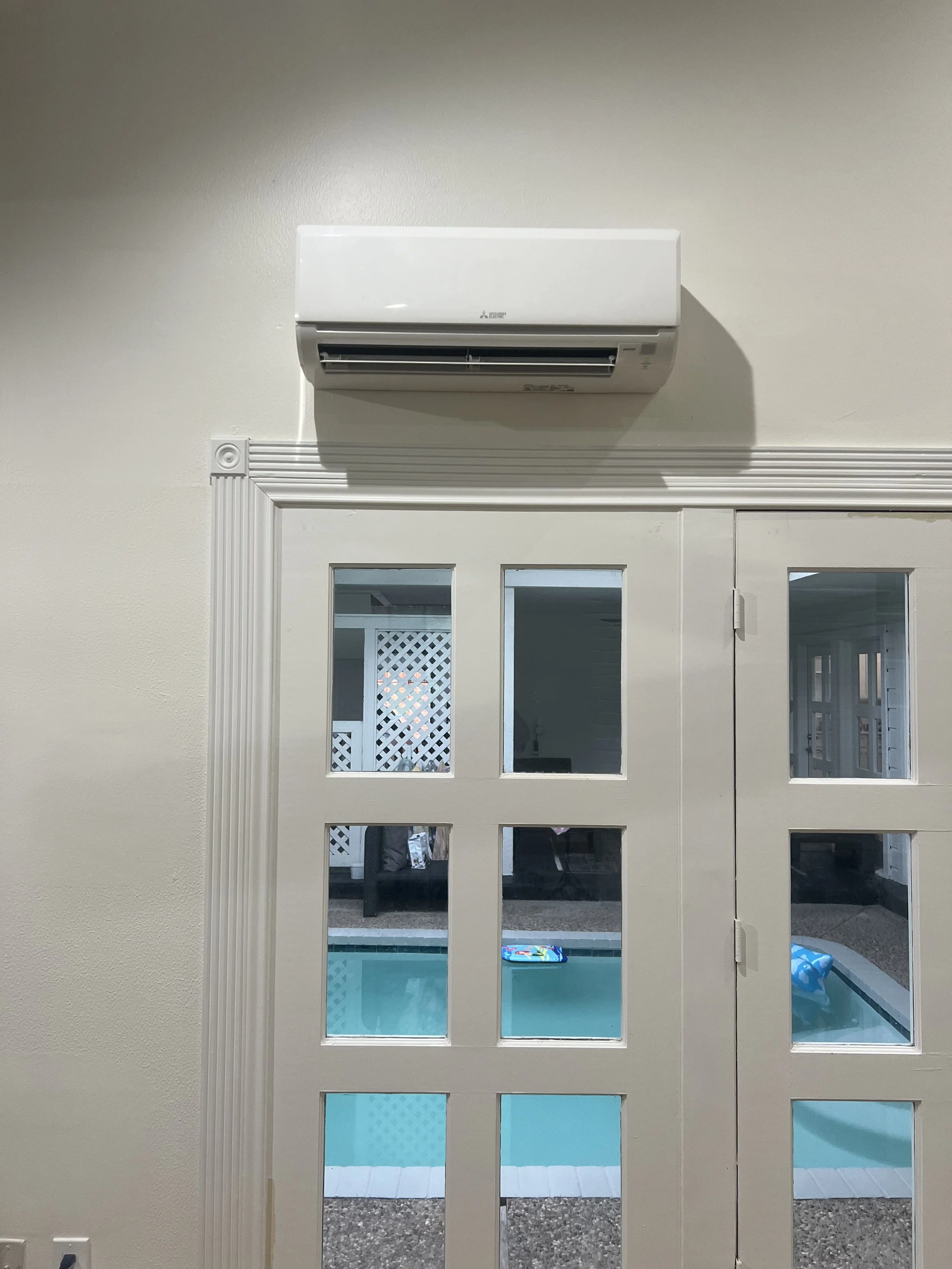 Mini Split Pool Install